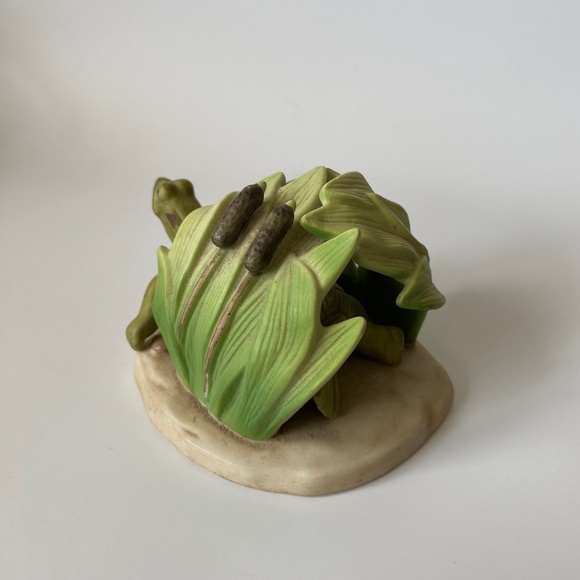 Woodland Surprises TURTLE by Franklin Porcelain Vintage Dated 1984 Collectible - Picture 6 of 8